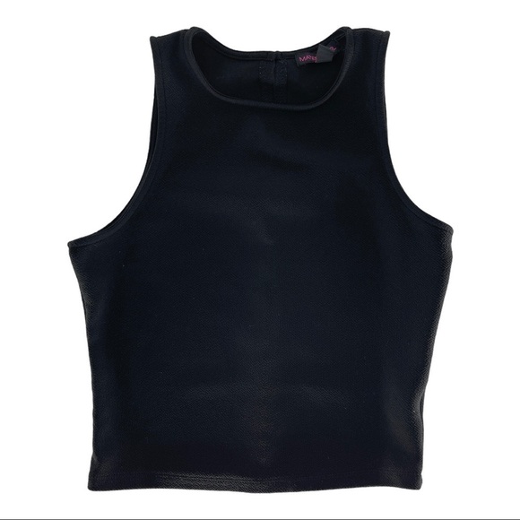 Material Girl Keyhole Back Cropped Tank Top Size M - Picture 7 of 9